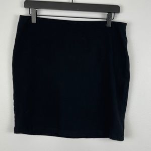 Express Black Stretchy Bodycon Pencil Mini Skirt